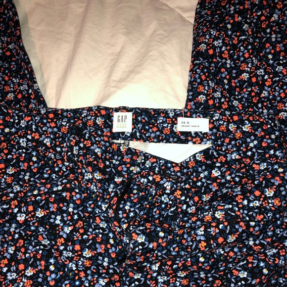 Gap skinny ankle floral pants - Picture 3 of 4